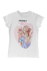 Mommy's Girl Anneler Günü Beyaz Kadın Tshirt