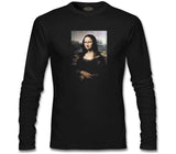 Mona Lisa Black Men's Sweatshirt