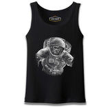 Monkey Astronaut Realistic Siyah Erkek Atlet