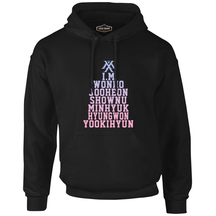 Monsta X - IM Black Men's Zipperless Hoodie