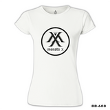 Monsta X - Logo Beyaz Kadın Tshirt