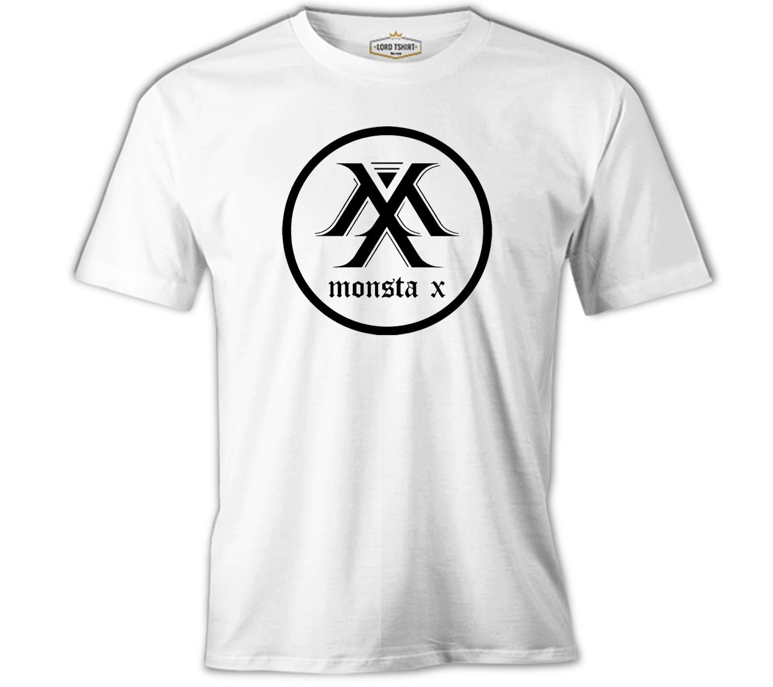 Monsta X - Logo White Men's Tshirt 