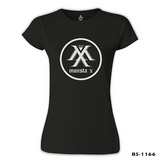 Monsta X - Logo Siyah Kadın Tshirt