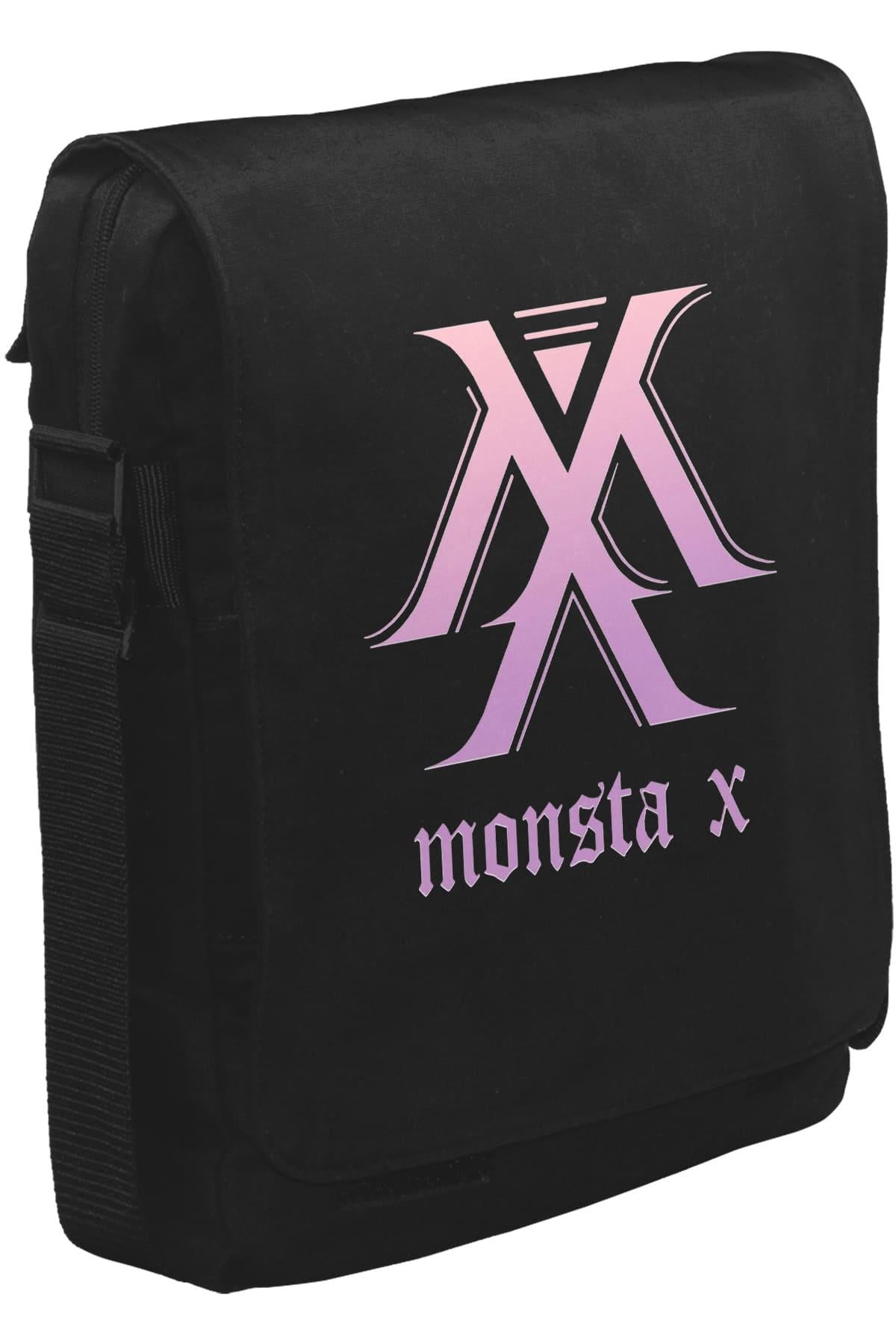 Monsta X - MX Unisex Black Messenger Bag 