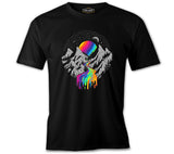 Moon Meets the River Black Men's Tshirt