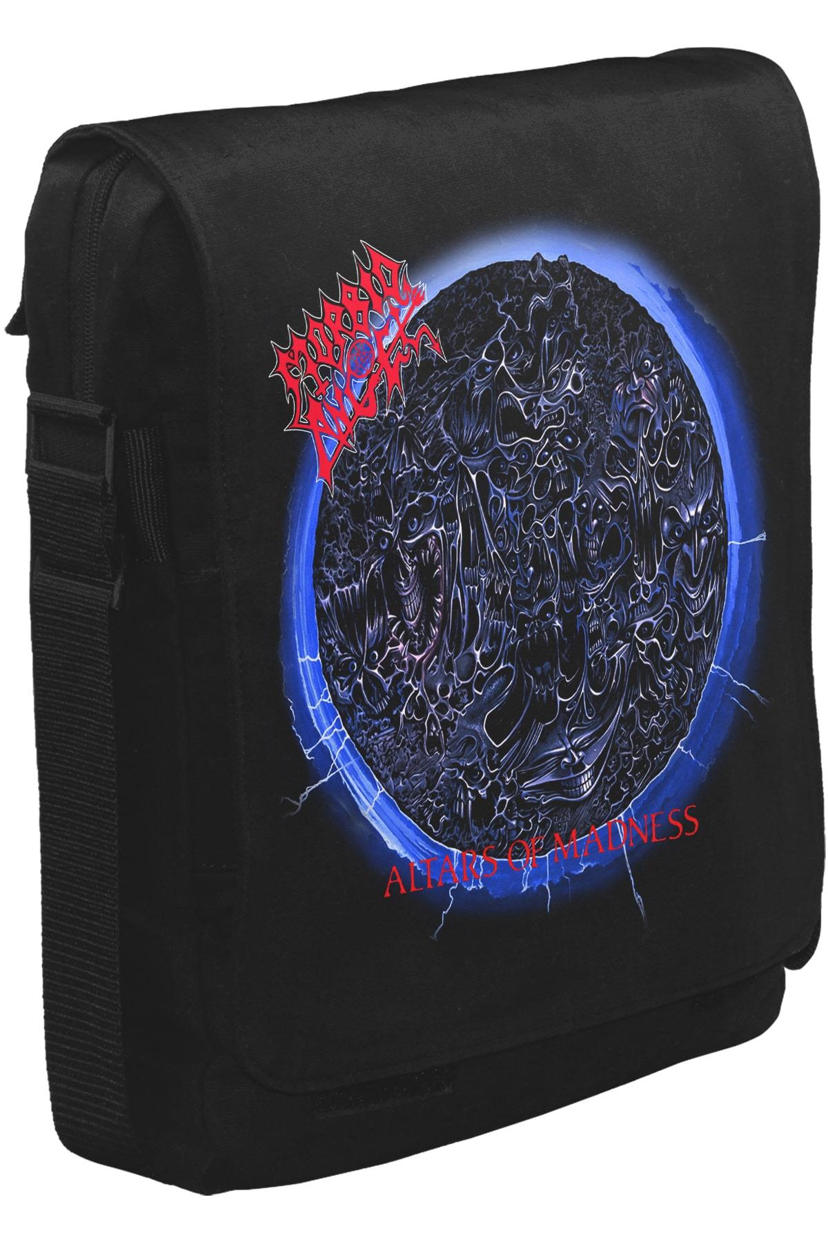 Morbid Angel - Altars of Madness Unisex Siyah Postacı Çanta