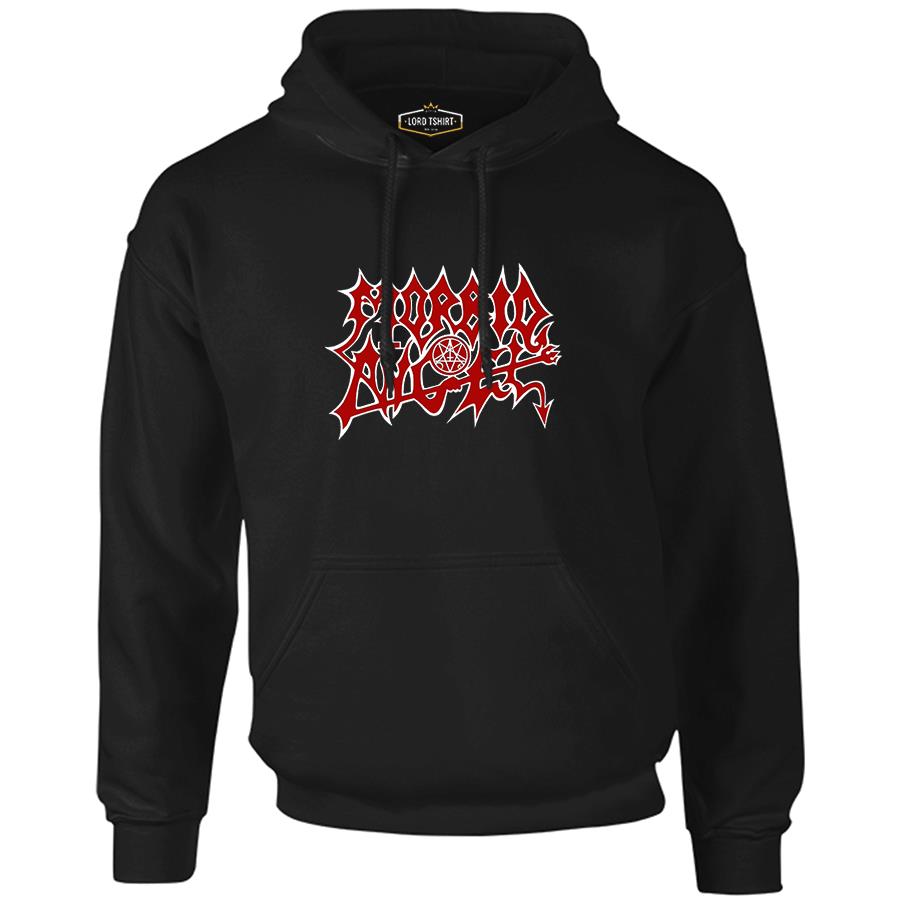 Morbid Angel - Logo 2 Siyah Erkek Fermuarsız Kapşonlu