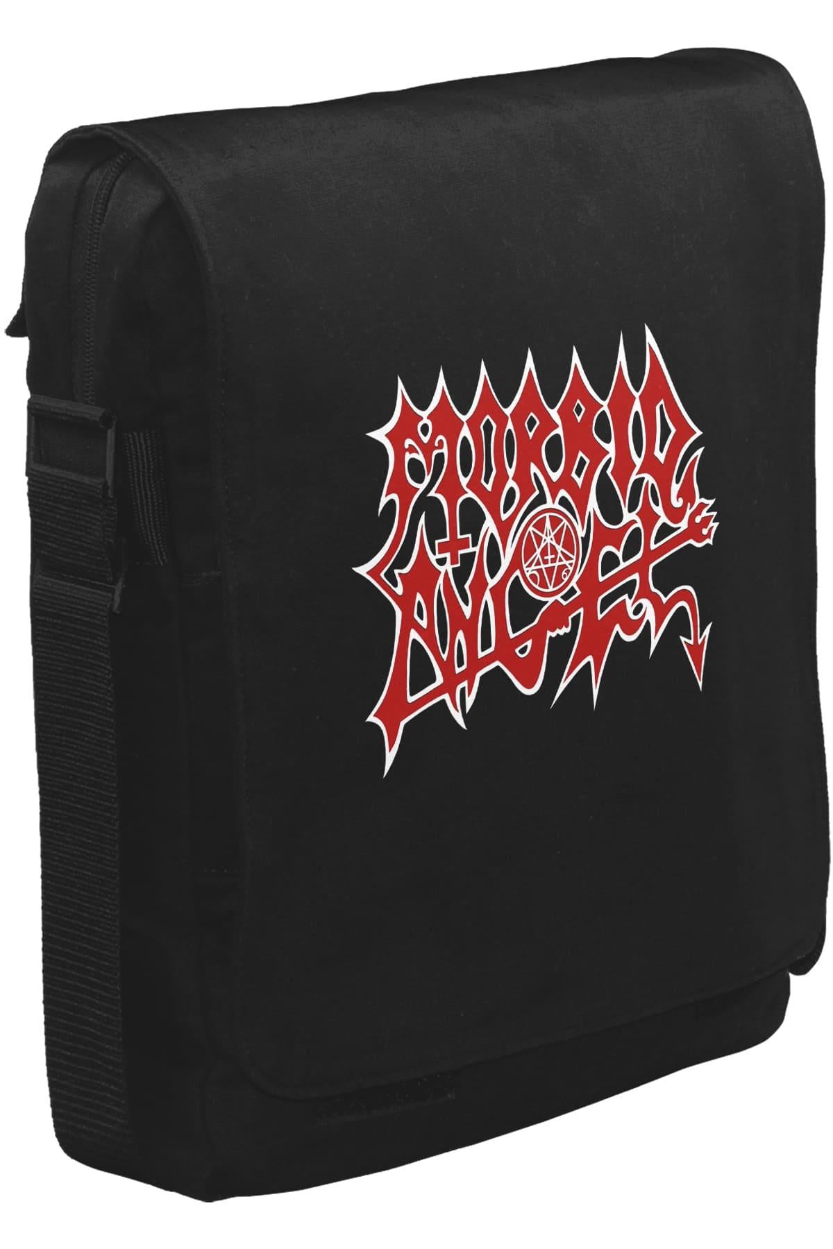 Morbid Angel - Logo II Unisex Siyah Postacı Çanta