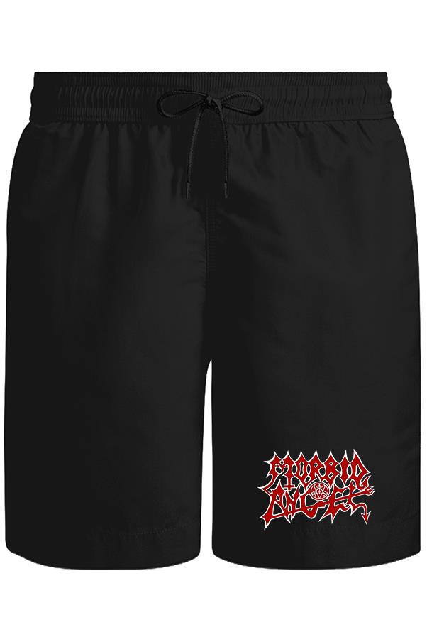 Morbid Angel - Logo II Unisex Siyah Şort