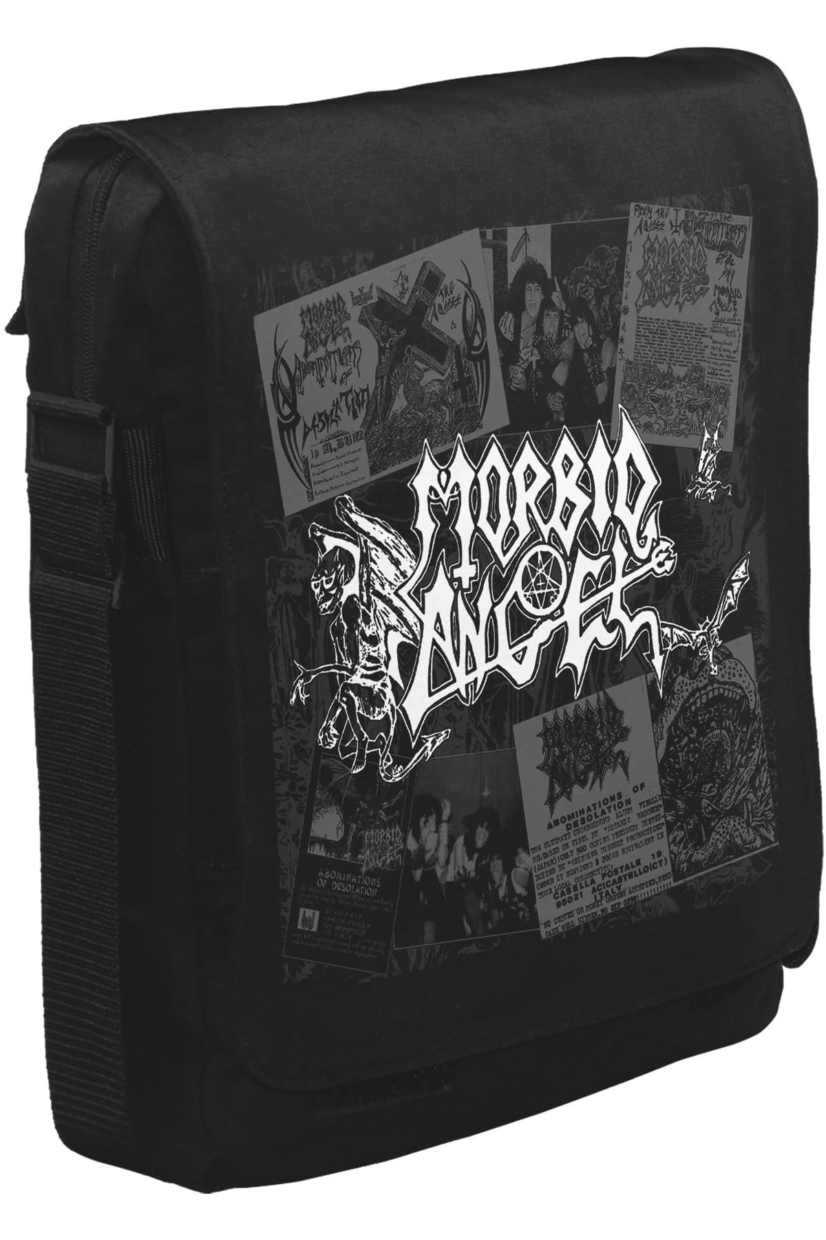 Morbid Angel - Logo Unisex Siyah Postacı Çanta