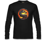 Mortal Combat Logo Black Men's Sweatshirt