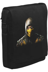Mortal Combat - Scorpion Unisex Siyah Postacı Çanta