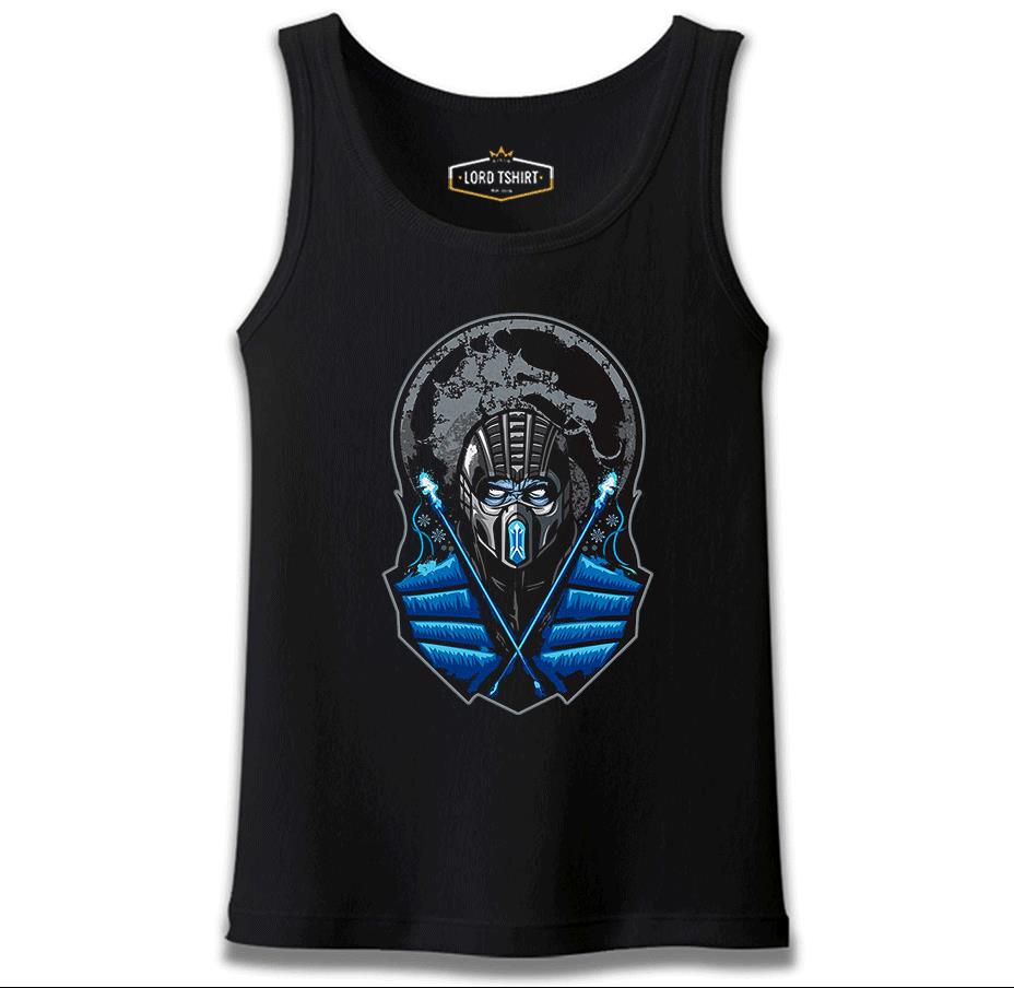Mortal Combat - Sub Zero Siyah Erkek Atlet