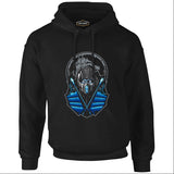 Mortal Combat - Sub Zero Black Men's Zipperless Hoodie