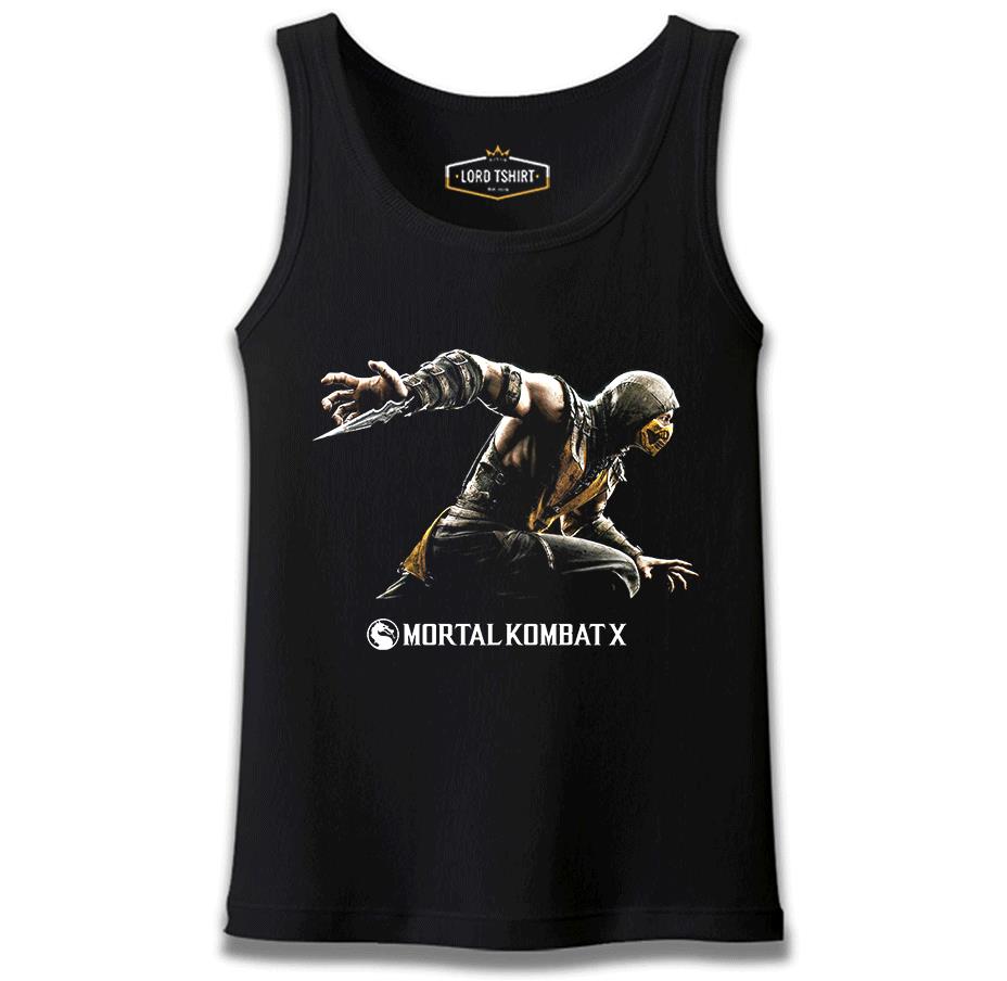 Mortal Combat X Siyah Erkek Atlet