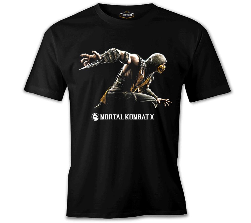 Mortal Combat X Siyah Erkek Tshirt