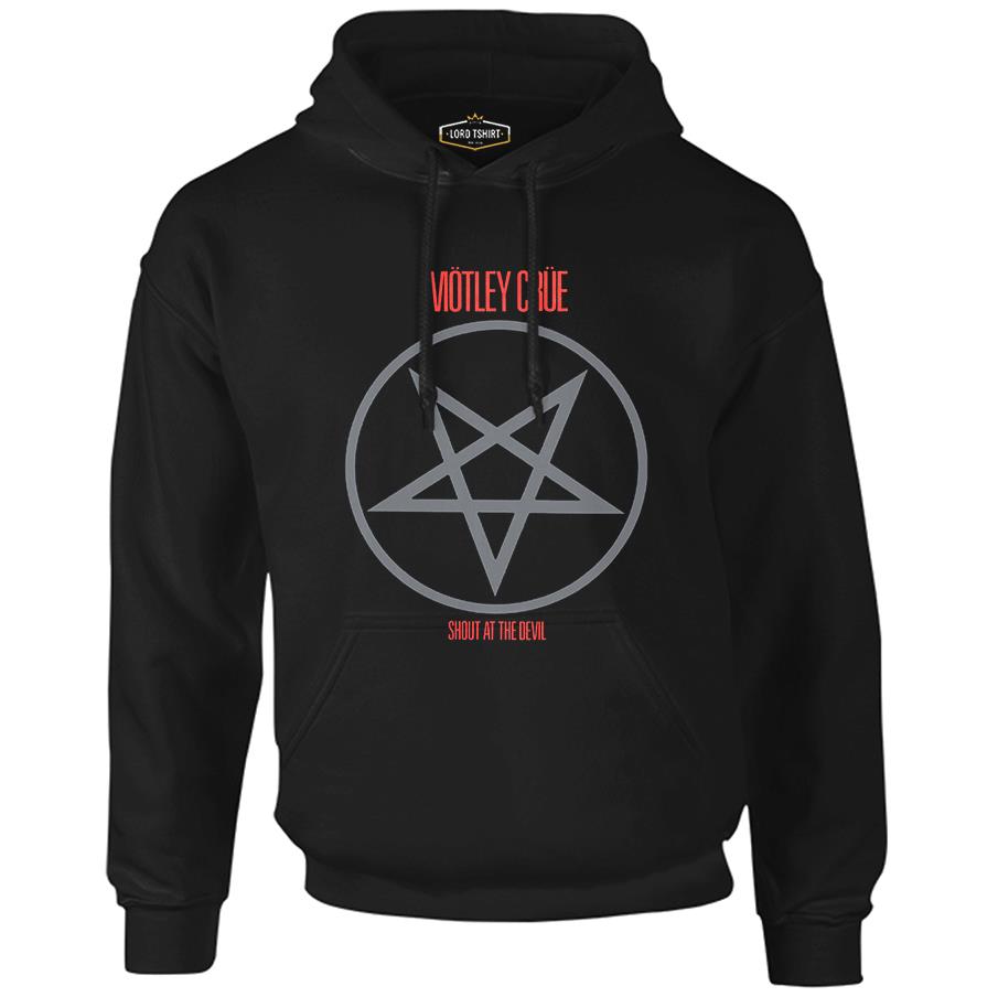 Mötley Crüe - Shout At The Devil Black Men's Zipperless Hoodie