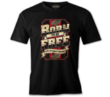 Motorcycle Live Without Brakes Black Men's Tshirt