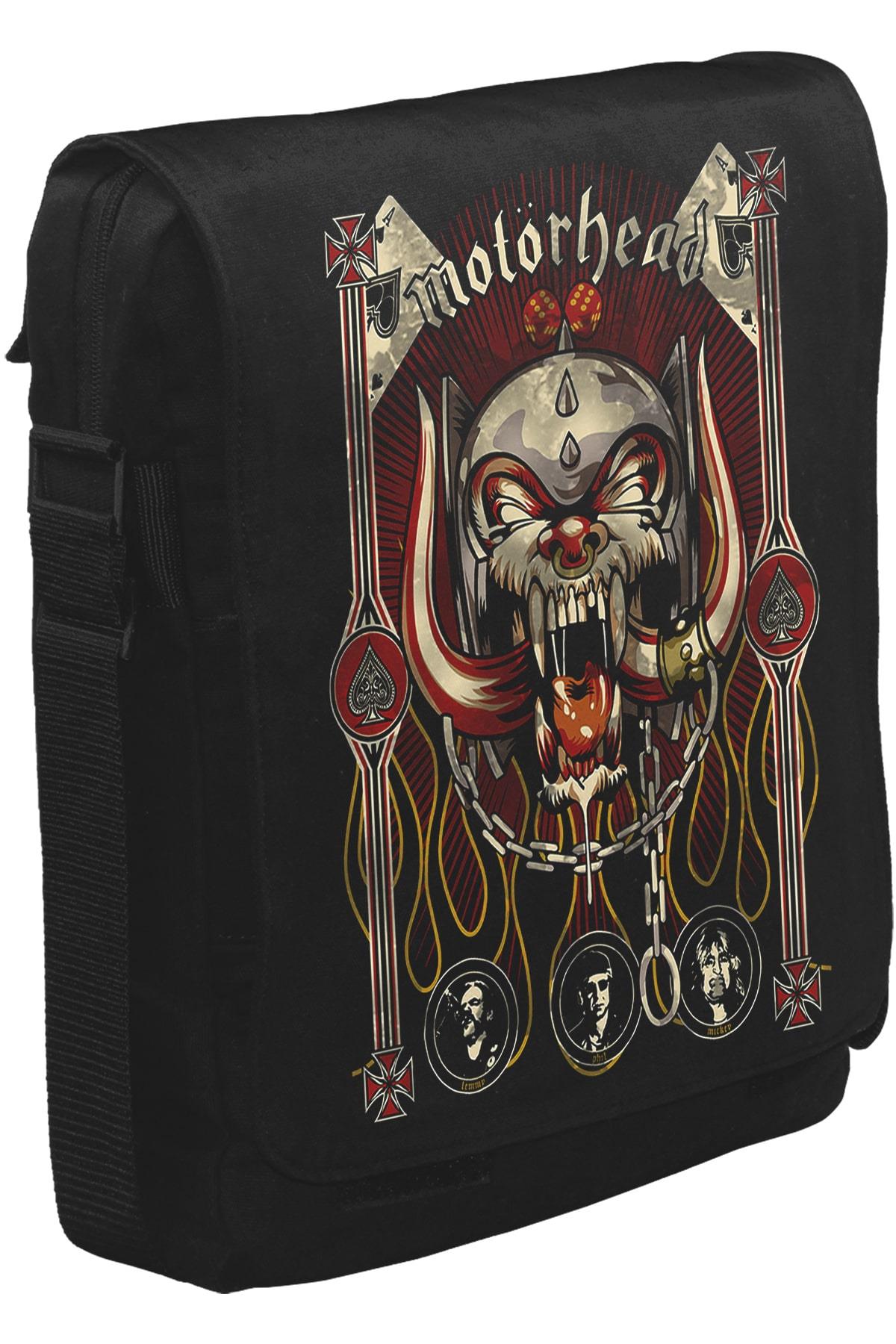 Motörhead Unisex Siyah Postacı Çanta