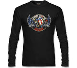 Motorcycle - Born Free Black Men's Sweatshirt