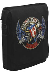 Motosiklet - Born Free Unisex Siyah Postacı Çanta