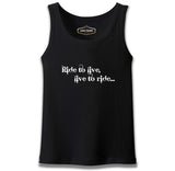 Motorcycle - Live to Ride Black Men's Athlete