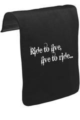 Motorcycle - Live to Ride Unisex Black Removable Messenger Bag Cover CK-142 