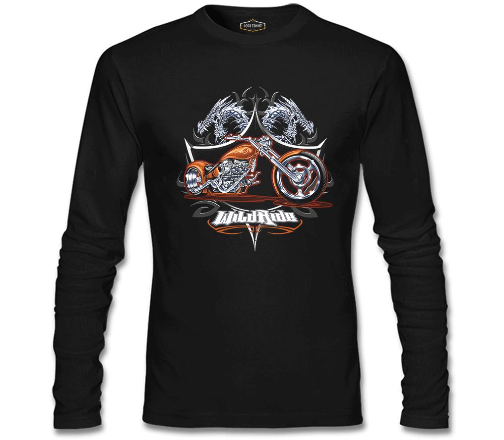 Motorcycle - Motor Ride Black Men's Sweatshirt