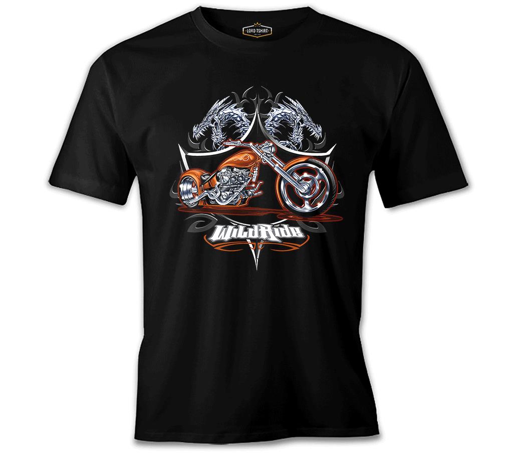 Motorcycle - Motor Ride Black Men's Tshirt