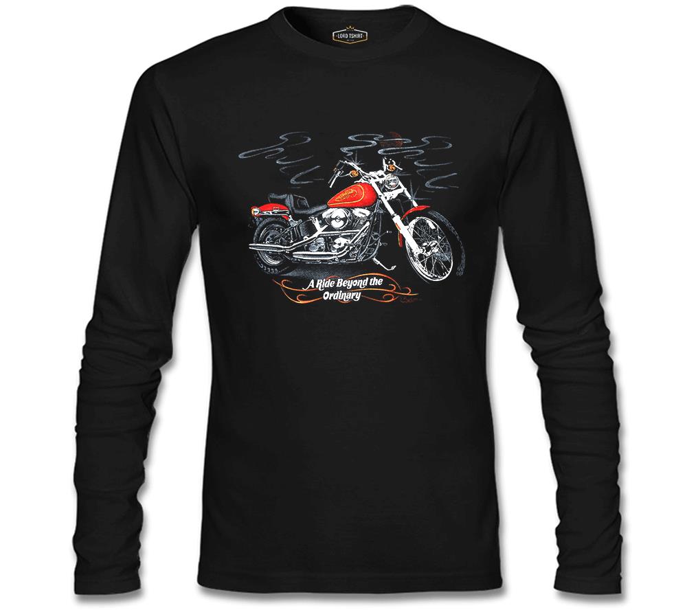Motorcycle - Ride Extraordinary Black Men's Sweatshirt