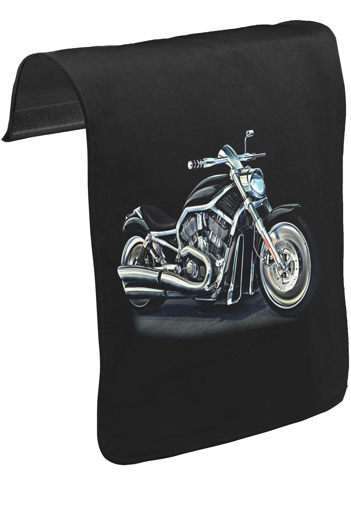 Motosiklet Unisex Siyah Tak-Çıkar Postacı Çanta Kapağı CK-667