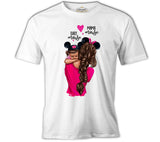 Mouse Anneler Günü Beyaz Unisex Tshirt