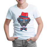 Mr. Dog - Dog White Kids Tshirt