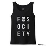 Mr. Robot - Fsociety Logo Black Male Athlete