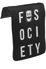Mr.Robot - Fsociety Logo Unisex Siyah Tak-Çıkar Postacı Çanta Kapağı CK-157