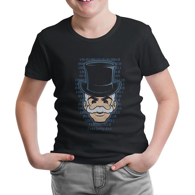 Mr. Robot - FSociety Black Kids Tshirt