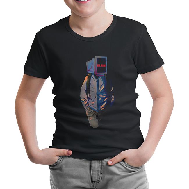 Mr. Robot Siyah Çocuk Tshirt