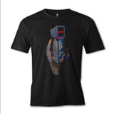 Mr. Robot Siyah Erkek Tshirt