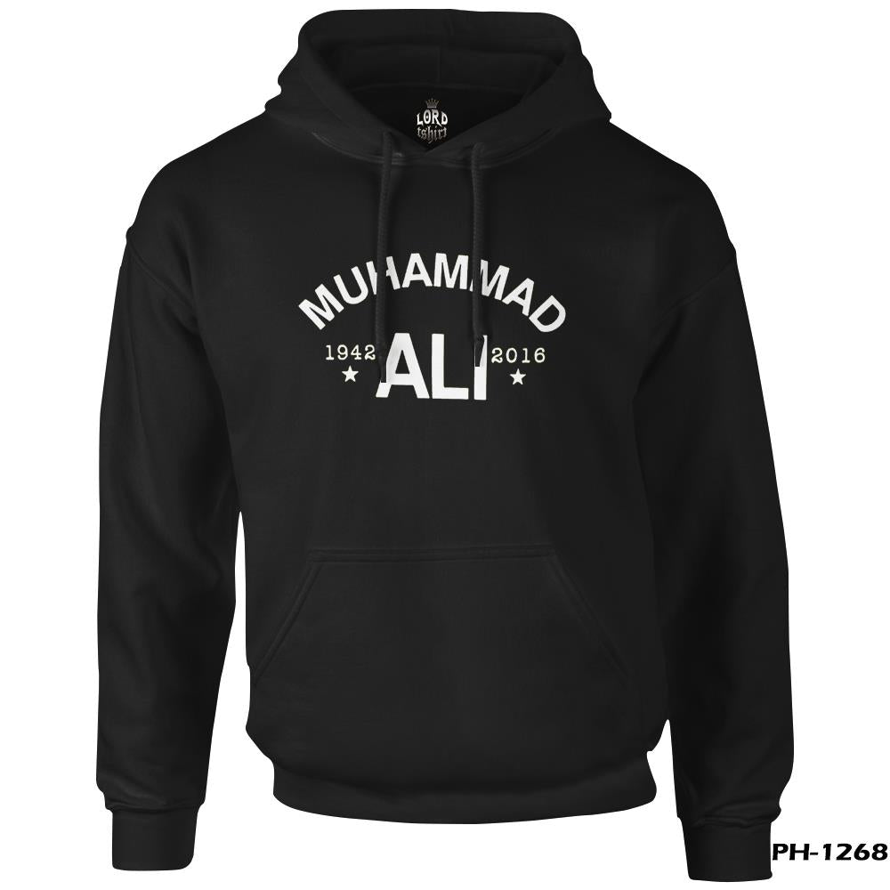 Muhammad Ali - 1942 Black Men's Zipperless Hoodie