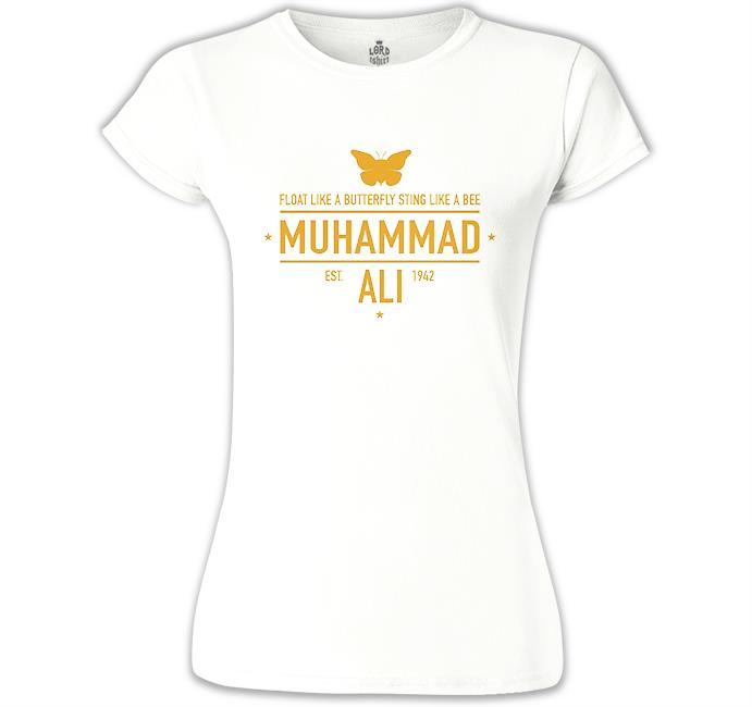 Muhammad Ali - Est. 1942 Beyaz Kadın Tshirt