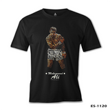 Muhammad Ali - Hard Punch Siyah Erkek Tshirt