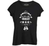 Muhammad Ali - Sting Like a Bee Siyah Bayan Tshirt