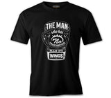 Muhammad Ali - The Man Who has Wings Black Men's Tshirt
