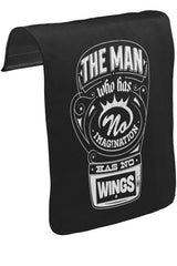 Muhammad Ali - The Man Who has Wings Unisex Siyah Tak-Çıkar Postacı Çanta Kapağı CK-820