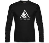 Multifandom Symbols - District Siyah Erkek Sweatshirt
