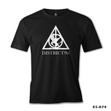 Multifandom Symbols - District Siyah Erkek Tshirt