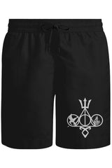 Multifandom Symbols Unisex Black Shorts