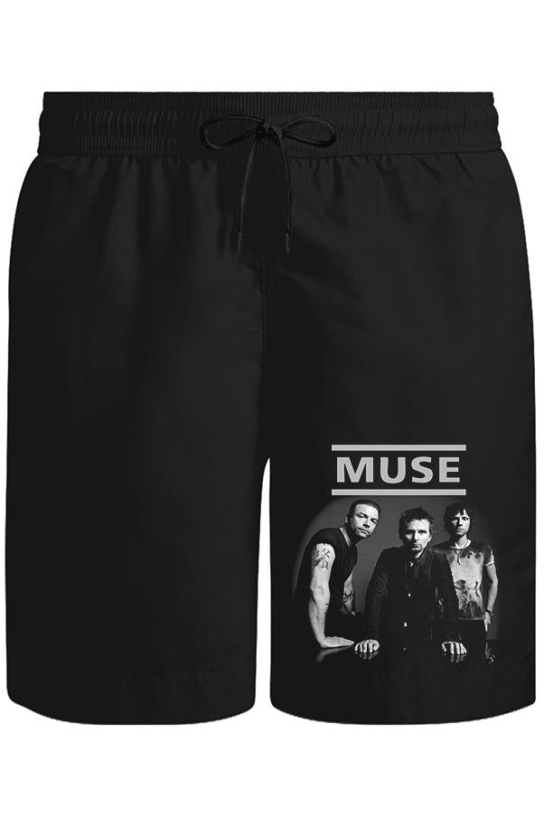 Muse - All Unisex Siyah Şort