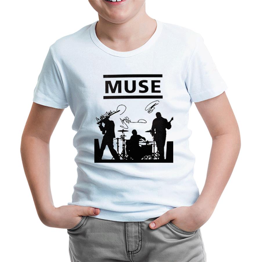 Muse - Band Beyaz Çocuk Tshirt