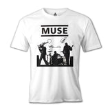 Muse - Band Beyaz Erkek Tshirt